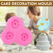 Silicone Flower Mold For Polymer Clay Earrings Tiny Daisy DIY Earrings Silicone Mould Flexible Resin Fondant Mold Clay Jewelry Mold